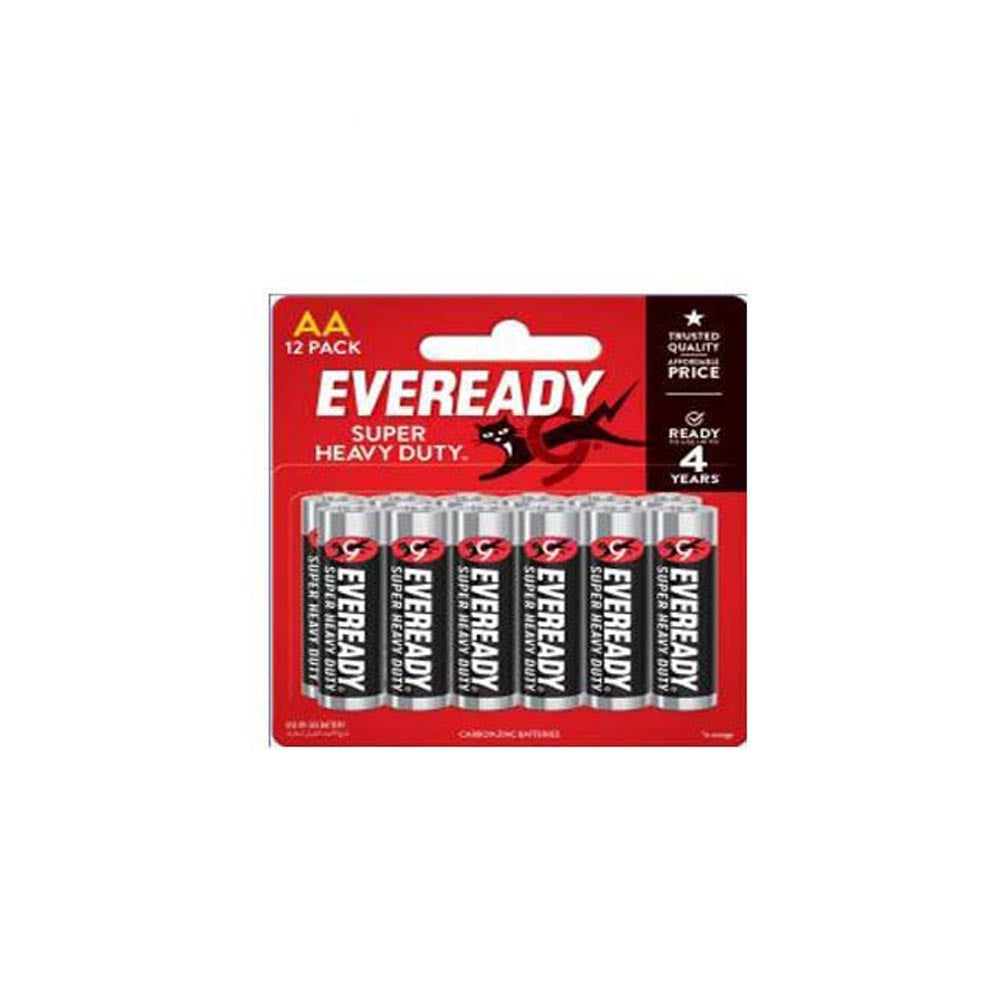 EVEREADY SUPER HEAVY DUTY AA 12S