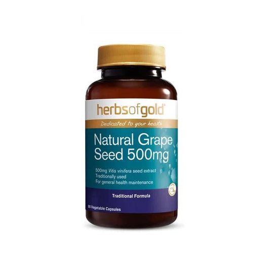 HERBS OF GOLD GRAPE SEED EXTRACT 500MG 90S