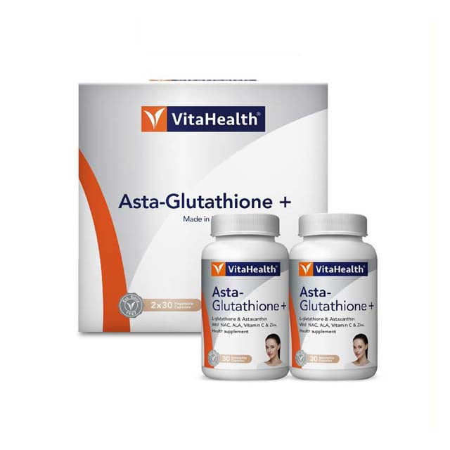 VITAHEALTH ASTA GLUTATHIONE PLUS 30SX2