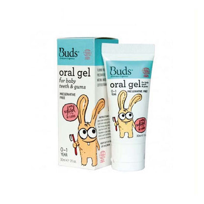 BUDS FOR BABY ORAL GEL TEETH&GUMS XYLITOL(0-1YEAR)30ML