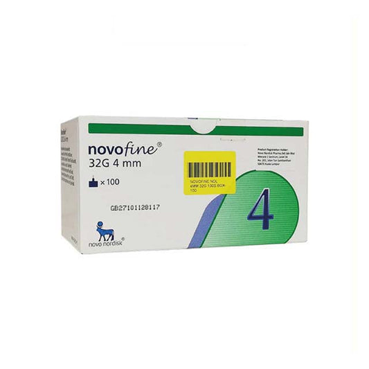 NOVOFINE NEEDLES 32G 4MM 100S