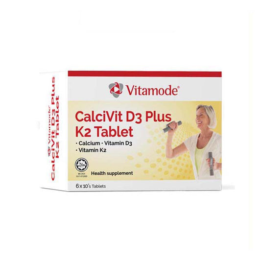 VITAMODE CALCIVIT 600MG VITAMIN D3 400IU + K2 60S