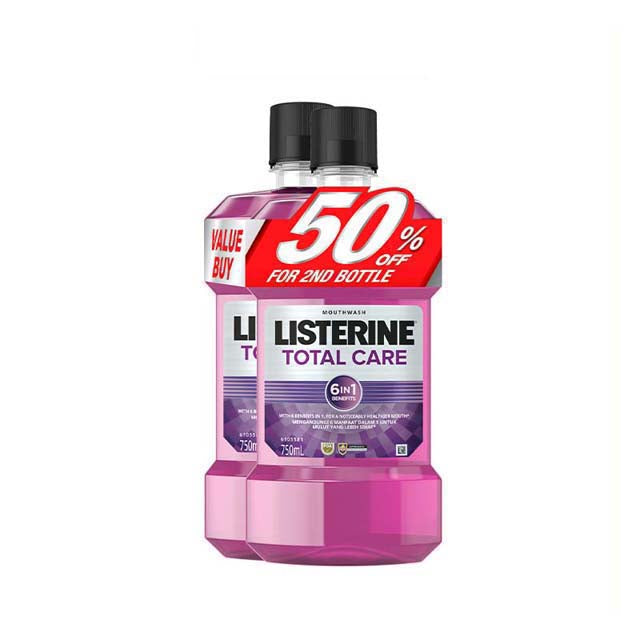 LISTERINE TOTAL CARE 750ML 2S
