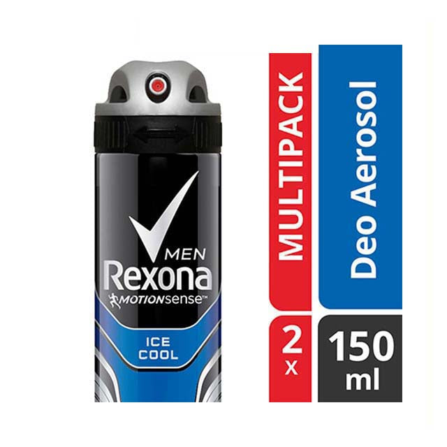 REXONA MEN DEODORANT SPRAY MOTIONACTIVATED ICE COOL 135ML 2S
