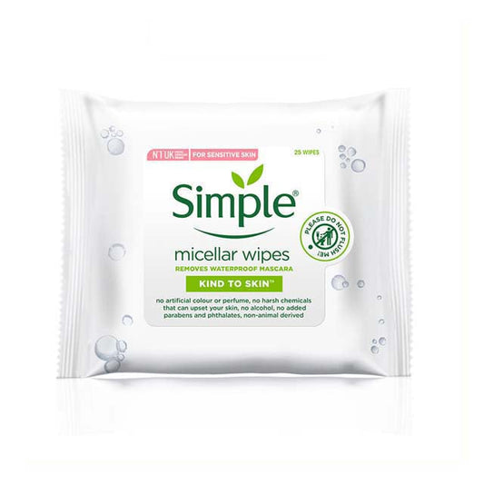 SIMPLE KIND TO SKIN MICELLAR CLEANSING WIPES 25S