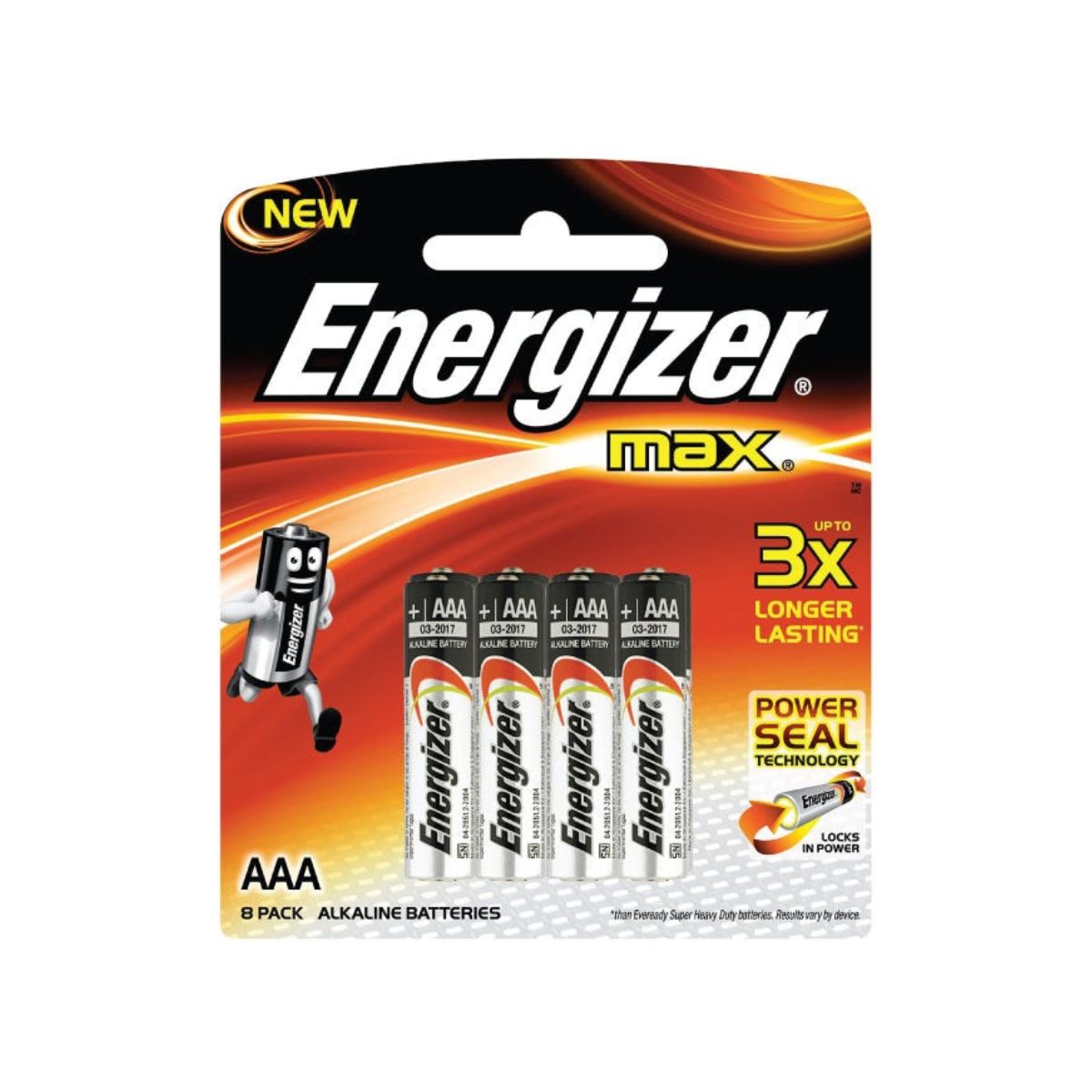 ENERGIZER ALKALINE MAX AAA 8S