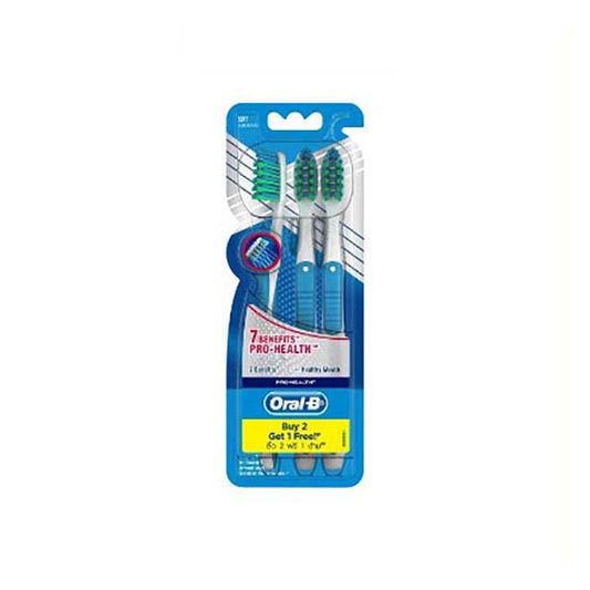 ORAL B TOOTHBRUSH CROSSACTION PRO-HEALTH 7 BENEFITS SOFT 3S