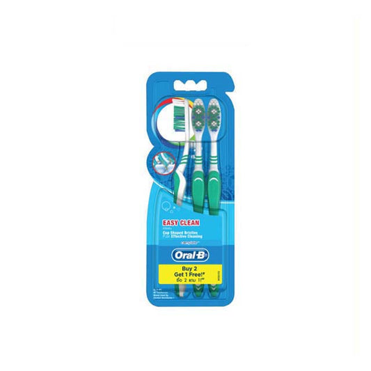 ORAL B TOOTHBRUSH COMPLETE EASY CLEAN SOFT 3S