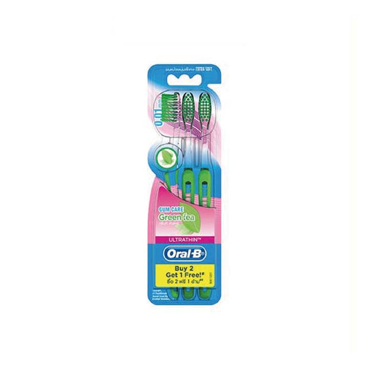 ORAL B TOOTHBRUSH ULTRATHIN GREEN TEA 3S