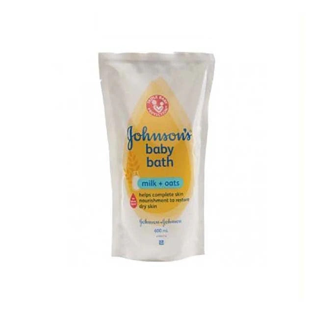 JOHNSONS BABY BATH MILK+OATS REFILL 600ML