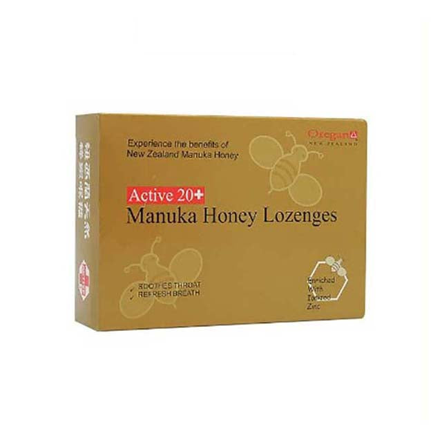 OREGAN ACTIVE 20+ MANUKA HONEY DROP 12S