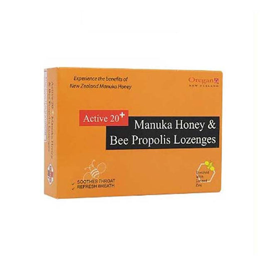 OREGAN ACTIVE 20+ MANUKA PROPOLIS HONEY DROP 12S