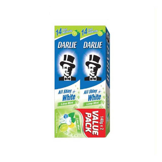 DARLIE TOOTHPASTE ALL SHINY WHITE LIME MINT 140G 2S