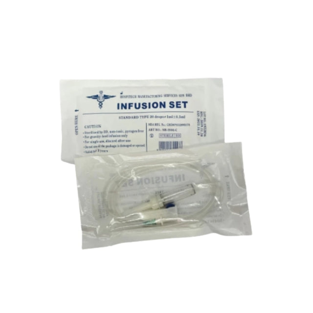HOSPITECH IV INFUSION SET W/ LUER LOCK 134CM