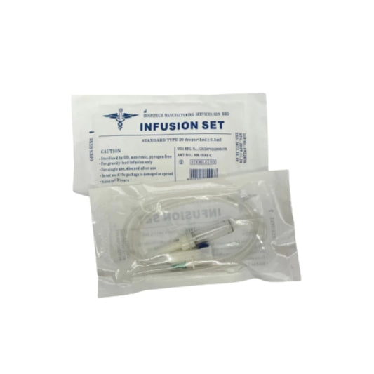 HOSPITECH IV INFUSION SET W/ LUER LOCK 134CM