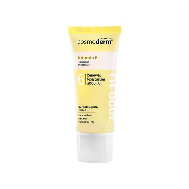 COSMODERM VITAMIN E RENEWAL MOISTURISER 3000IU 50ML