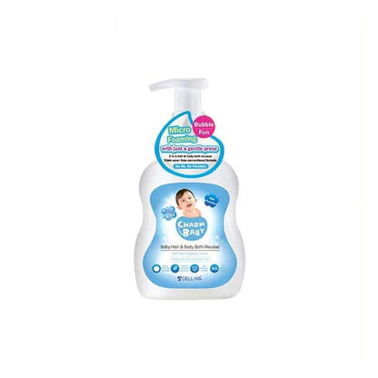 CHARM BABY HAIR AND BODY BATH MOUSSE 500ML