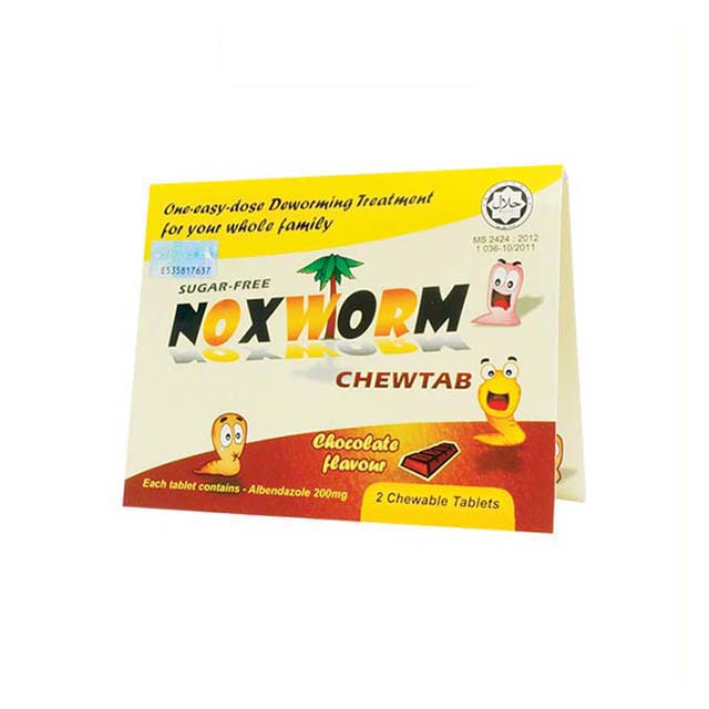 NOXWORM CHEWTAB (CHOCOLATE) 2S