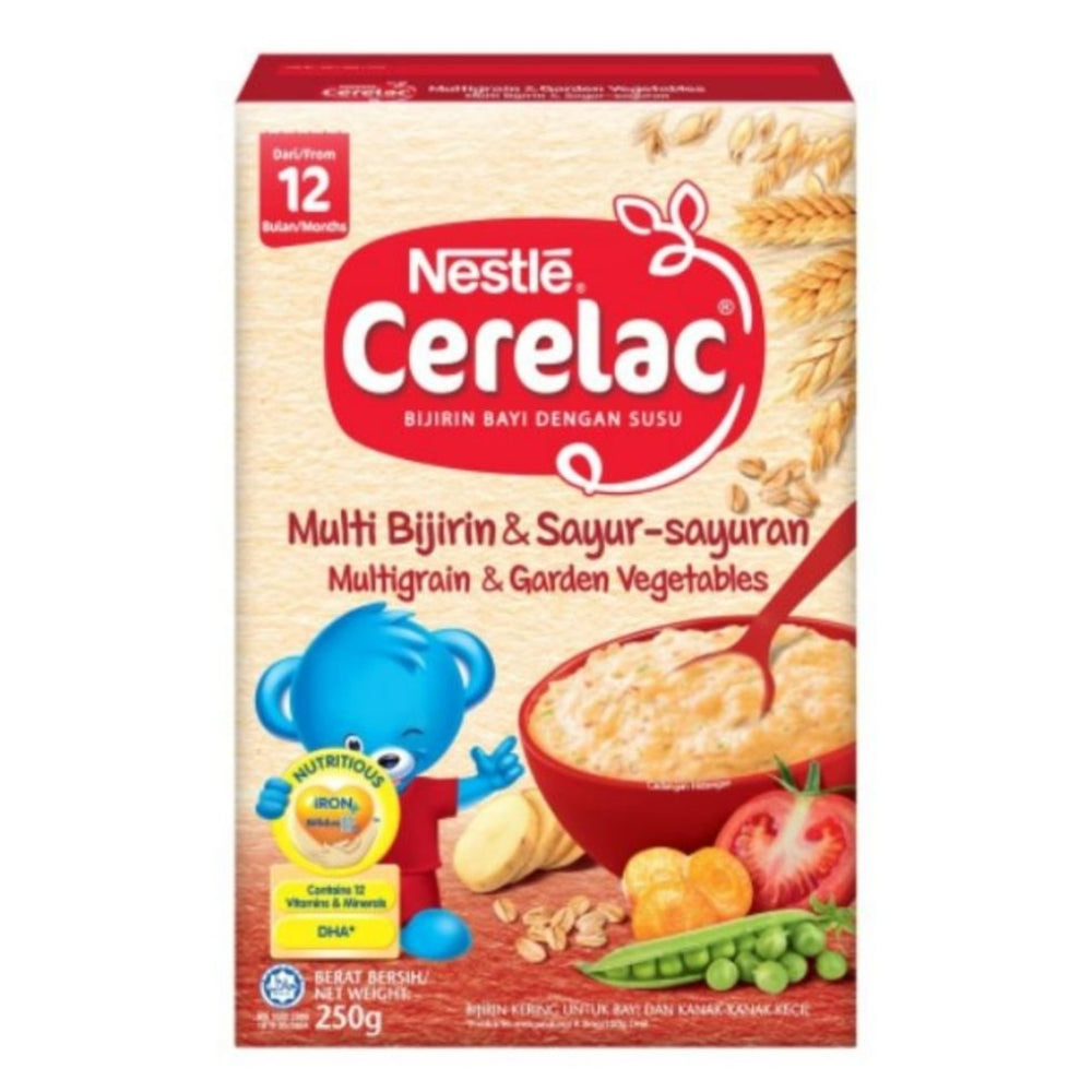 NESTLE CERELAC BL FE MULTI GDN+VEG 250G