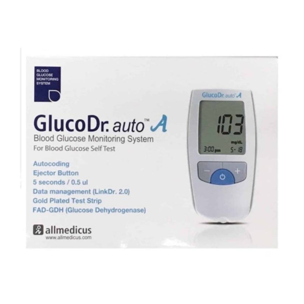 ALLMEDICUS GLUCO DR AUTO METER WITH STRIP 25S