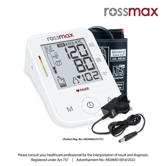 ROSSMAX BLOOD PRESSURE MONITOR X5 FREE ADAPTOR