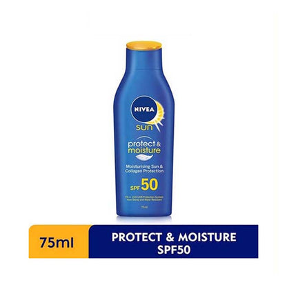 NIVEA SUN PROTECT + MOISTURE SPF50 75ML