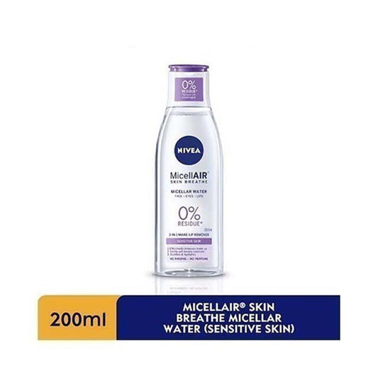NIVEA DAILY ESSENTIALS SENSITIVE CARING MICELLAR WATER 200ML