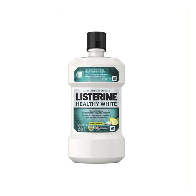 LISTERINE HEALTHY WHITE 250ML