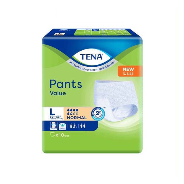 TENA PANTS VALUE L 10S