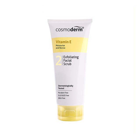 COSMODERM VITAMIN E EXFOLIATING FACIAL SCRUB 125ML