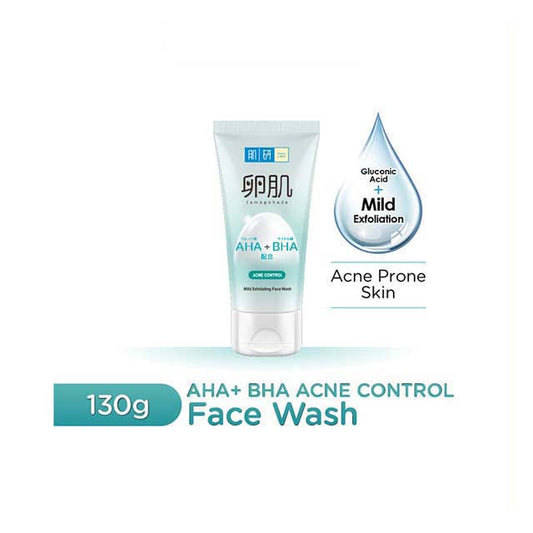 HADA LABO AHA BHA FACE WASH ACNE CONTROL 130G
