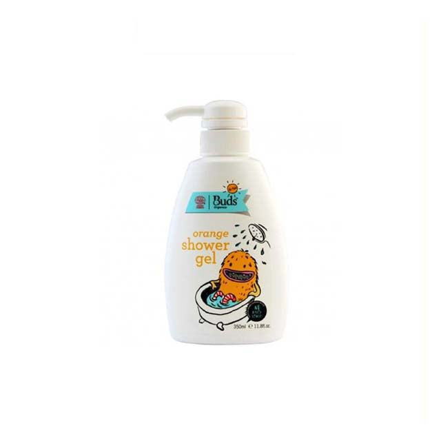 BUDS FOR KIDS ORANGE SHOWER GEL 350ML