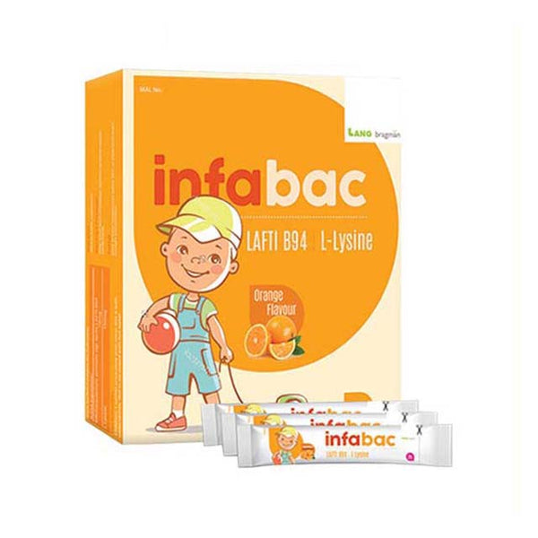 LANG BRAGMAN INFA BAC PROBIOTIC LAFTI B94+LYSINE 2GX14S