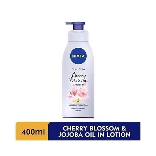 NIVEA BODY OIL IN LOTION CHERRY BLOSSOM & JOJOBA OIL 400ML