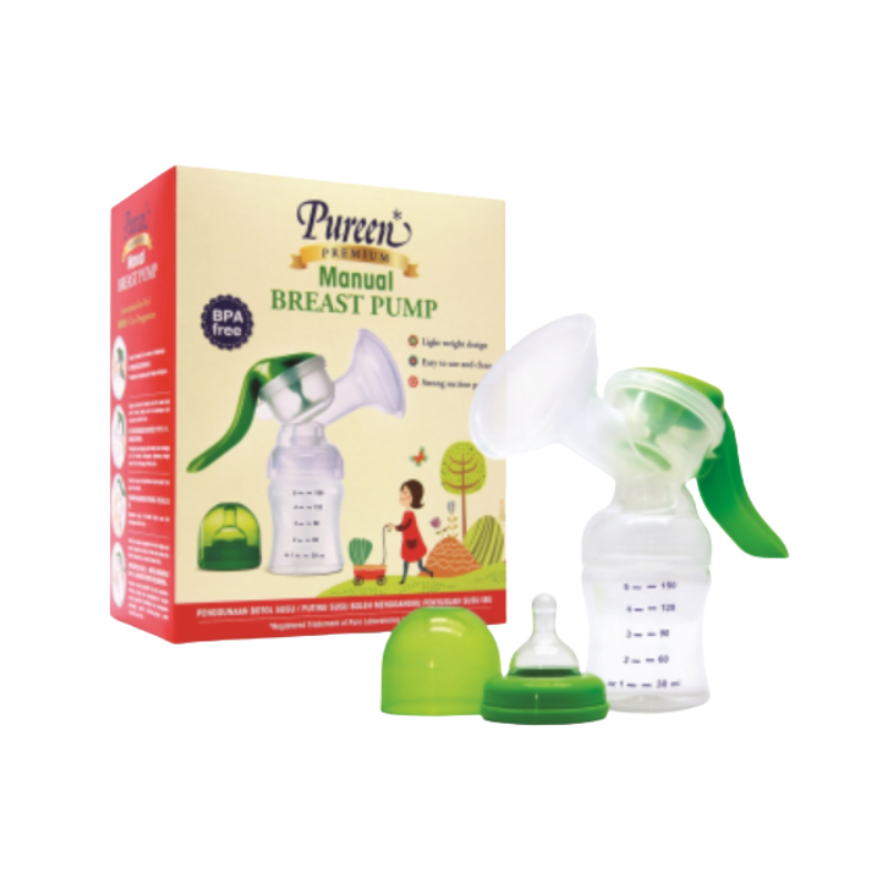 PUREEN PREMIUM MANUAL BREAST PUMP BPA-FREE
