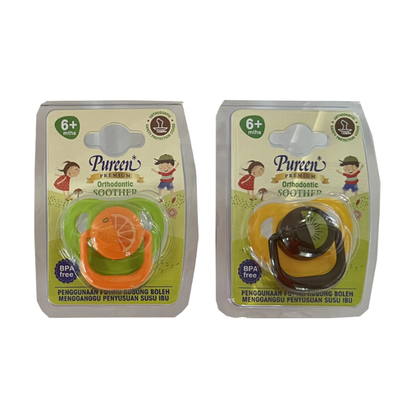 PUREEN PREMIUM ORTHODONTIC SILICONE SOOTHER (6MONTHS+)