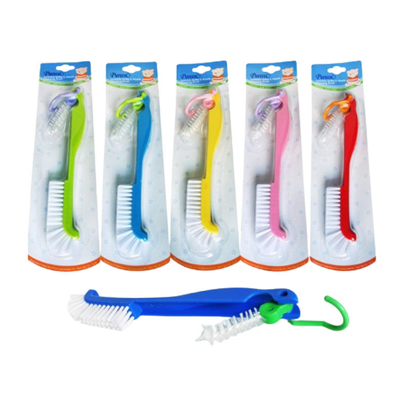 PUREEN FOLDABLE BOTTLE & NIPPLE CLEANING BRUSH