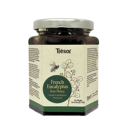 TRESOR FRENCH EUCALYPTUS RAW HONEY 400G