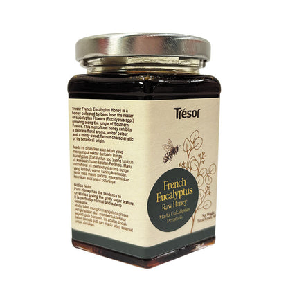 TRESOR FRENCH EUCCALYPTUS RAW HONEY 400G