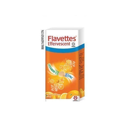 FLAVETTES DUAL ACTION EFFERVESCENT ORANGE 30S