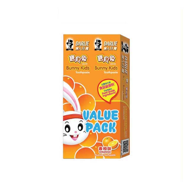 DARLIE KIDS TOOTHPASTE ORANGE 40G 2S