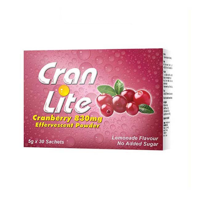 CRAN LITE CRANBERRY 830MG EFFERVESCENT POWDER 30S