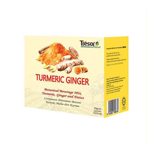TRESOR EARTHFOOD TURMERIC GINGER TEA 20G 10S