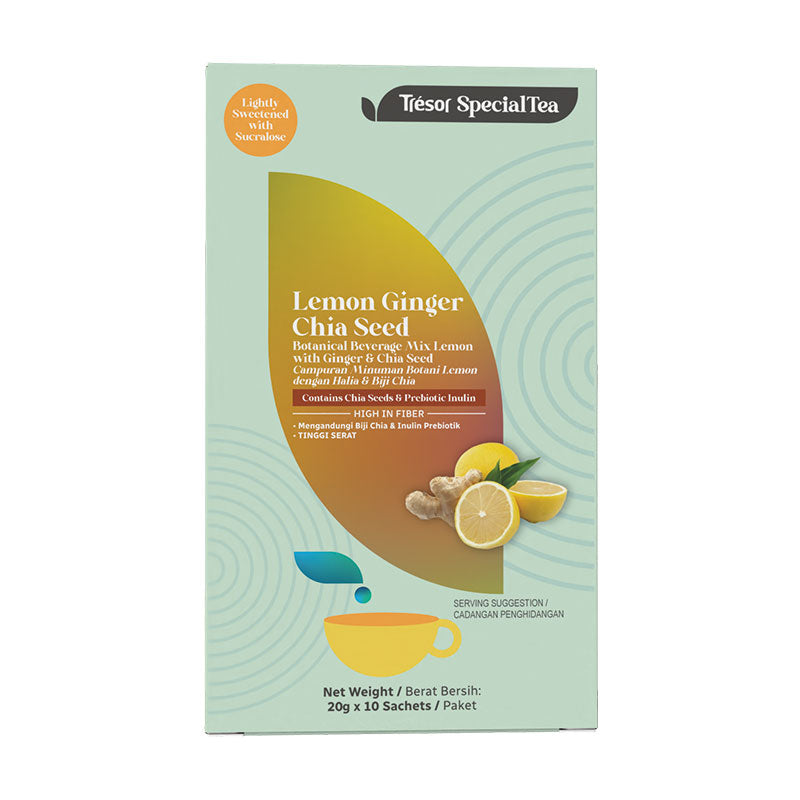 TRESOR SPECIALTEA LEMON GINGER CHIA SEED 20G x 10S