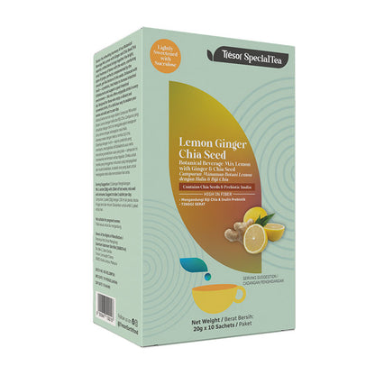 TRESOR SPECIALTEA LEMON GINGER CHIA SEED 20G x 10S