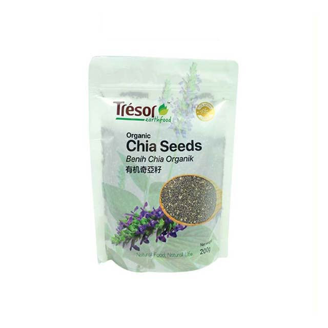 TRESOR WHOLLY 100% ORGANIC CHIA SEED 200G