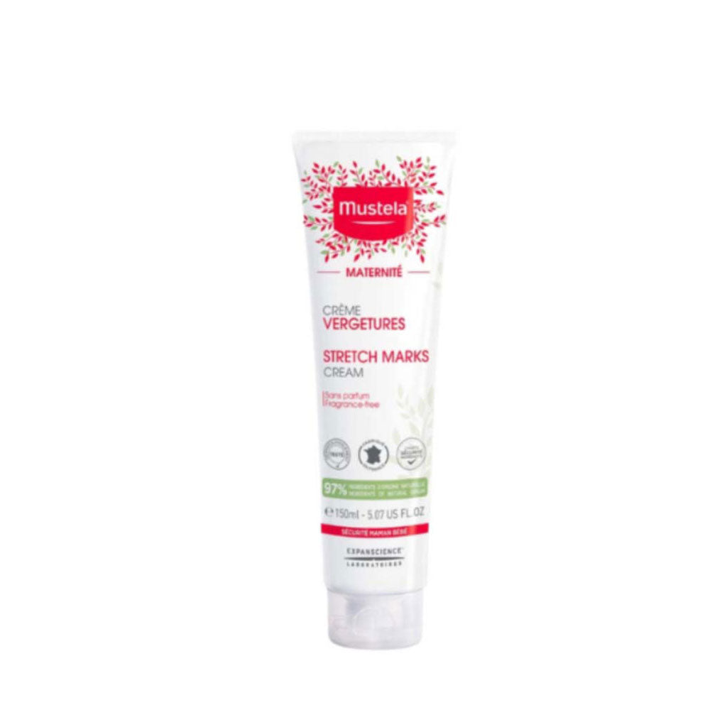 MUSTELA MATERNITY STRETCH MARKS PREVENTION CREAM FRAGRANCE FREE 150ML