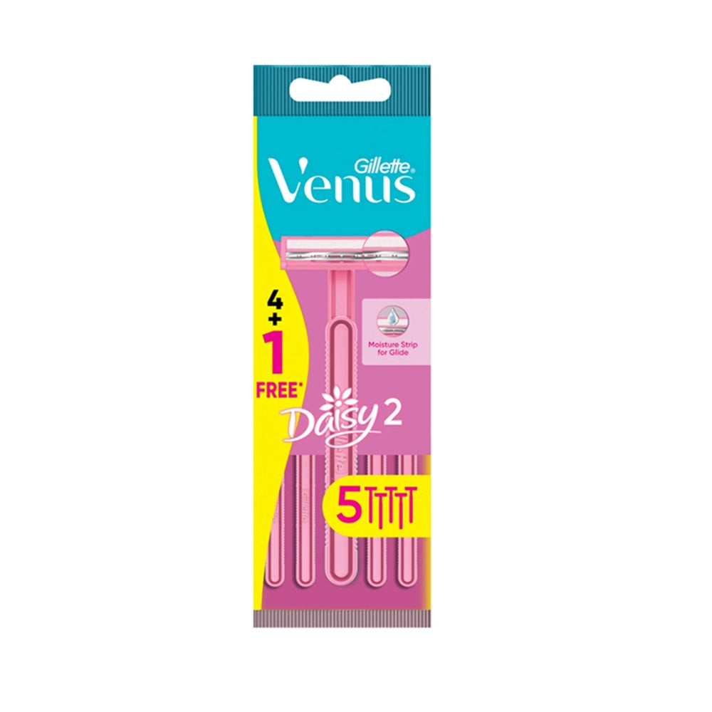 GILLETTE WOMEN DAISY CLASSIC DISPOSABLE RAZOR 5S