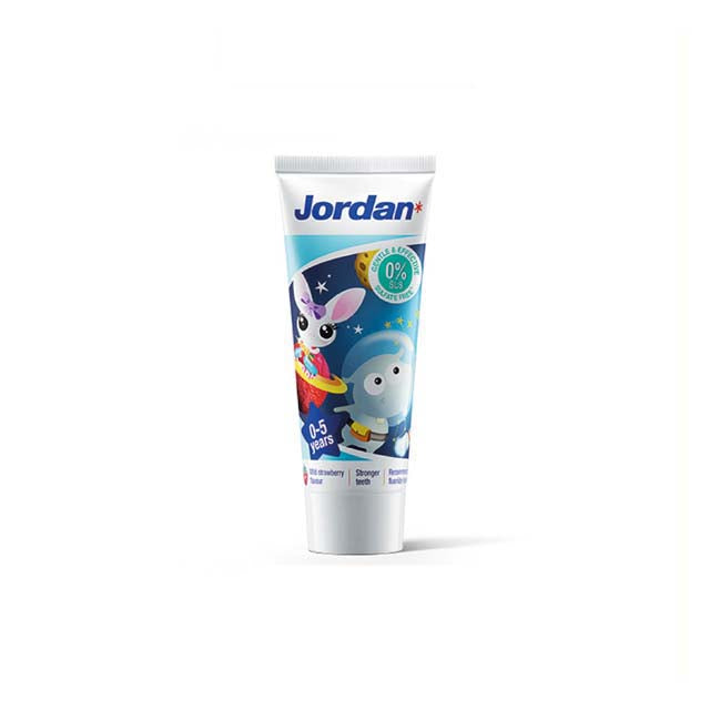 JORDAN STEP 1 MILD STRAWBERRY TOOTHPASTE 75G