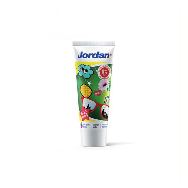 JORDAN STEP 2 MILD GRAPE TOOTHPASTE 75G